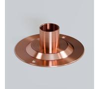 LEDSone 1Pcs 20mm Conduit Copper Dome Cover Durable Electrical Conduit Fitting with 20mm Nominal Size for Junction Boxes, Terminal Boxes and Industrial Wiring Projects