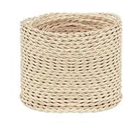 LEDSone 2 Core 10 Meters / 32.8FT LightGold Braided Cable, 2 Core Cable, Flex Twisted Fabric Electrical Wire Antique Cord for DIY Lamps Industrial Pendant Lights Lighting Appliances - Light Gold