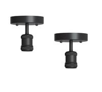 LEDSone 2 Pack Single Head Fully Earth Ceiling Light Retro Flush Mount E27 Lamp Ceramic Holder Sconce Chandeliers