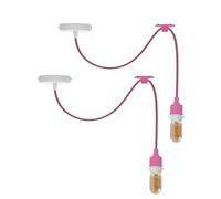 LEDSone 2 Pack Spider Pendant Light Fixture E27 with 195cm Adjustable Cable