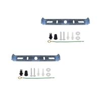 LEDSone 2 Pcs 125mm Lighting Fixture Ceiling Plate Bracket Pendant Light fixtures Ceiling Light Fitting Cover Rose Plate Bracket with Screws Accessories for Home Office Ceiling Lamp Base