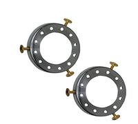 LEDSone 2 Pcs UNO-Type Lamp Shade Holder, 41mm Fitter Adapter Ring for Pendant Lights, Screw-On Lamp Holder Converter for Ceiling & Table Lamps