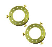 LEDSone 2 Pcs UNO Type Lamp Shade Holder 50mm Fitter Adapter Ring for Pendant Lights Screw-On Lamp Holder Converter for Ceiling & Wall Lamps