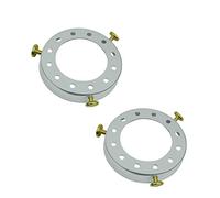 LEDSone 2 Pcs UNO Type Lamp Shade Holder 50mm Fitter Adapter Ring for Pendant Lights Screw-On Lamp Holder Converter for Ceiling & Wall Lamps