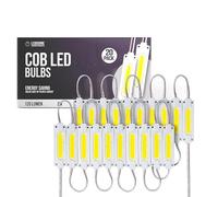 LEDSone 20 Pcs 12V 2W COB Light LED Energy Saving COB Module IP65 Waterproof LED Module Bulb Lamp Source Fits for DIY Lamp Lighting Fixtures Car Lights (20 Pack)