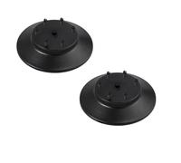 LEDSone 200mm 6-Outlet Ceiling Light Fitting Plate for Pendent Lights, 2 Pack of Metal Front Fitting Black Ceiling Rose with Fitting Accessories for Ceiling and Spider Pendant Lighting (Pack 2)
