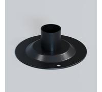 LEDSone 20mm Conduit Black Dome Cover Durable Metal Electrical Conduit Fitting with 20mm Nominal Size for Junction Boxes, Terminal Boxes and Industrial Wiring Projects