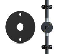 LEDSone 20mm Conduit Box Lid Black with Centre Hole Heavy Duty Metal Terminal Box Cover Plate for Junction Boxes Electrical Conduit Systems Surface Wiring and DIY Lighting Projects