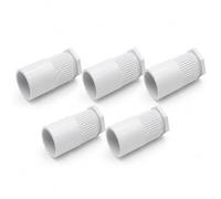 LEDSone 20mm White PVC Female Conduit Adaptor - Pack of 5