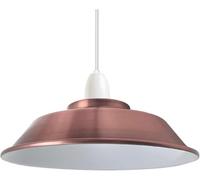 LEDSone Lampshade for Ceiling Light Industrial Replacement Shade Metal Ceiling Hanging Pendant Lighting Light Shade Lamp Shade Indoor Pendant Light Shades Ceiling Light (COPPER1, PACK1)
