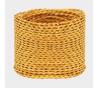 LEDSone 3 Core 10 Meters / 32.8FT Gold Braided Cable, 3 Core Electrical Cable, Vintage Flex Twisted Fabric Electrical Wire for DIY Lamps Industrial Pendant Lights Lighting Appliances - Gold