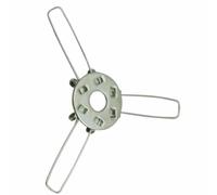 LEDSone 3 Forks Metal Lampshade Spring Clip Fixing for Glass Light