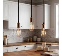 LEDSone 3 Light Pendant Light Metal Ceiling Lights