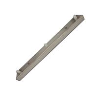LEDSone 3 Outlet Rectangle Ceiling Rose Pendant Lighting Fixture 500 mm x 60 mm Modern Industrial Metal Fitting Ceiling Plate (Rectangle) (Satin Nickel)