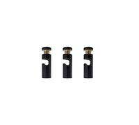 LEDSone 3 Pack Ceiling Cable Mount Black Hook for Swag Pendant and Chandelier Lighting Minimalist Cord Keeper Swag Hook for Ceiling and Wall Modern Ceiling Hooks for Swag Light Easy Fit.
