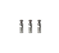 LEDSone 3 Pack Ceiling Cable Mount Satin Nickel Hook for Pendant and Chandelier Lighting - Minimalist Cord Keeper Swag Hook for Wall and Ceiling - Modern Easy Fit Light Hooks