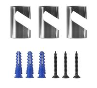 LEDSone 3 Pcs Decentralizer Pendant Light Cable Hooks Ceiling or Wall-Mounted Metal V Hooks for Fabric Electrical Cables, Hanging Pendant Lights, Cable Clips & Lighting Fixture Organizer.