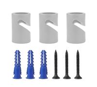 LEDSone 3 Pcs Decentralizer Pendant Light Cable Hooks Ceiling or Wall-Mounted Metal V Hooks for Fabric Electrical Cables, Hanging Pendant Lights, Cable Clips & Lighting Fixture Organizer.