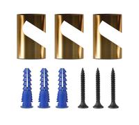 LEDSone 3 Pcs Decentralizer Pendant Light Cable Hooks Ceiling or Wall-Mounted Metal V Hooks for Fabric Electrical Cables, Hanging Pendant Lights, Cable Clips & Lighting Fixture Organizer.