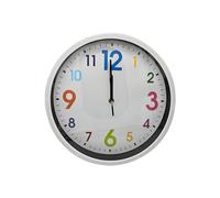 LEDSone 30Cm (12") Kids Wall Clock Fun Learning Tool for Teaching Time with Easy to Read Analog Face,Perfect for Children's Rooms, Playrooms,and Classrooms Engaging Design for Young Learners (Style 2)