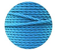 LEDSone 32.8ft Vintage 2 Core Twisted 18 Gauge Cable Fabric Cloth Covered Electrical Wire, 10m 2 Conductors Lamp cable Modern Cloth Covered Wire for Pendant Light Industrial DIY Project (Blue)