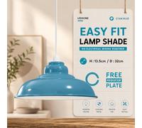 LEDSone 32cm Lamp Shades for Ceiling Lights Light Shade Ceiling - Modern Lampshades for Pendant Lights, Lamp Shades for Table Lamps, Floor Lamps, Living Room, Bedroom, Home Décor