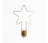 LEDSone 4W 8W E27 Retro LED Edison Bulb 220V-240V Vintage Soft Filament Bulb Holiday Night Light Christmas Home Decor Halloween Lights (Star Shape - 8W, 1 Pack)