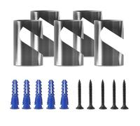 LEDSone 5 Pcs Decentralizer Pendant Light Cable Hooks Ceiling or Wall-Mounted Metal V Hooks for Fabric Electrical Cables, Hanging Pendant Lights, Cable Clips & Lighting Fixture Organizer.