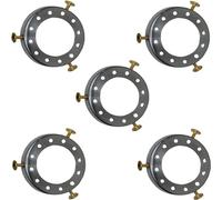 LEDSone 5 Pcs UNO Type Lamp Shade Holder 50mm Fitter Adapter Ring for Retro Pendant Light Fixtures, Screw-On Lamp Holder Converter for Ceiling & Table Lamps