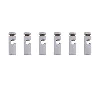 LEDSone 6 Pack Ceiling Cable Mount White Hook for Swag Pendant and Chandelier Lighting Minimalist Cord Keeper Swag Hook for Ceiling and Wall Modern Ceiling Hooks for Swag Light Easy Fit.