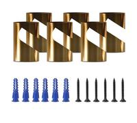 LEDSone 6 Pcs Decentralizer Pendant Light Cable Hooks Ceiling or Wall-Mounted Metal V Hooks for Fabric Electrical Cables, Hanging Pendant Lights, Cable Clips & Lighting Fixture Organizer.