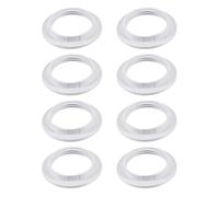 LEDSONE 2 Pack Lampshade Reducer Ring E27 Screw Collar Ring 38mm, Lampshade Fittings E27 for Table Lamp, Ceiling Lights, Plastic Screw Bulbs Lamp Holder Ring