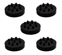 LEDSone 9 Outlet Metal 120mm Ceiling Rose Pendant Cable Grip Clamp Plate for Light Fitting Hanging Lamp Fixture for Ceiling Pendant Lighting. (Pack 5)