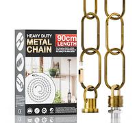 LEDSone 90cm Hanging Chain Heavy Duty Metal Chain for Vintage Chandelier Suspended Ceiling Pendant Hanging Lamps Extended Length for High Ceilings, Durable & Stylish Hanging Chain