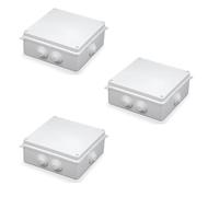 LEDSone ABS Plastic Waterproof IP65 Junction Box Universal Weatherproof Surface Mounted Electrical Project Enclosure(5.9x5.9x2.75 inch)
