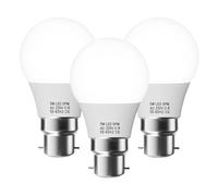LEDSone B22 Bayonet LED Bulbs A60 GLS, 5W LED Light Bulb, Cool White 6000K, Super Bright 80Lm/W, Non-Dimmable, Energy Saving Light Bulbs, 3 Pack
