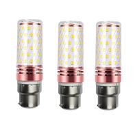 LEDSone B22 Bayonet LED Corn Light Bulb 12W Cool, Day or Warm White, 1450LM, 360° Beam Angle, Bayonet LED Corn Lamp Light, Not Dimmable, 3-Pack