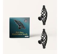 LEDSone Black Birdcage Cabinet Handle 100mm Vintage Bar Pull Handle