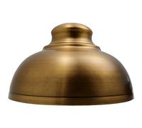 LEDSone Ceiling Light Shade, Vintage Metal 29cm Curvy Shaped Lamp Shades Easy fit Ceiling Pendant Lightshade for Living Rooms bedrooms Living Room Kitchen Dining Room Cafe Restaurant (Yellow Brass)