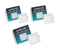 LEDSone Ceiling Lights 5W, 550lm Super Bright Square LED Ceiling Light, Daylight White 6000K, Waterproof Bathroom Light, for Office, Living Room, Bedroom, Kitchen, Hallway, Porch