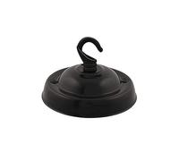 LEDSone Ceiling Rose Black Hook Plate Vintage Metal Heavy Duty Strong