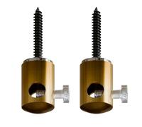 LEDSone Ceiling Swag Hooks 2 Pcs Metal Chandelier Hooks for Hanging Spider Pendant Light, Fabric Wire Cable Fixture with Screws & Pins, Modern Ceiling Light Fixture