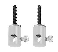 LEDSone Ceiling Swag Hooks 2 Pcs Metal Chandelier Hooks for Hanging Spider Pendant Light, Fabric Wire Cable Fixture with Screws & Pins, Modern Ceiling Light Fixture