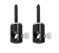 LEDSone Ceiling Swag Hooks 2 Pcs Metal Chandelier Hooks for Hanging Spider Pendant Light, Fabric Wire Cable Fixture with Screws & Pins, Modern Wall Light Fixture