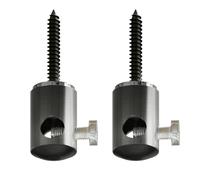 LEDSone Ceiling Swag Hooks 2 Pcs Metal Chandelier Hooks for Hanging Spider Pendant Light, Fabric Wire Cable Fixture with Screws & Pins, Modern Ceiling Light Fixture