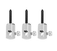 LEDSone Ceiling Swag Hooks 3 Pcs Metal Chandelier Hooks for Hanging Spider Pendant Light, Fabric Wire Cable Fixture with Screws & Pins, Modern Ceiling Light Fixture