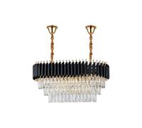 LEDSone Crystal Chandeliers 6 Lights Modern Chandeliers Ceiling Light Fitting Elegant Pendant Lights 80cm Ceiling Light for Dining Room Living Room Bedroom Kitchen Hallway E14 Socket (80cm Chandelier)