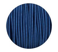 LEDSone Dark Blue 2 Core 1m Vintage 2 Core Round 18 Gauge Cable Fabric Cloth Covered Electrical Wire, 3.28ft 2 conductors Lamp cable Modern Cloth Covered Wire for Pendant Lamp Industrial DIY Project