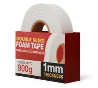 LEDSone Double Sided Foam Tape 18mmx2m Heavy Duty Mounting Strong