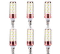 LEDSone E14 LED Corn Light Bulb 12W, Cool White Day White Warm White, 1450LM, 360° Beam Angle 240V, Edison Screw ES LED Corn Lamp, Not Dimmable, Pack of 6